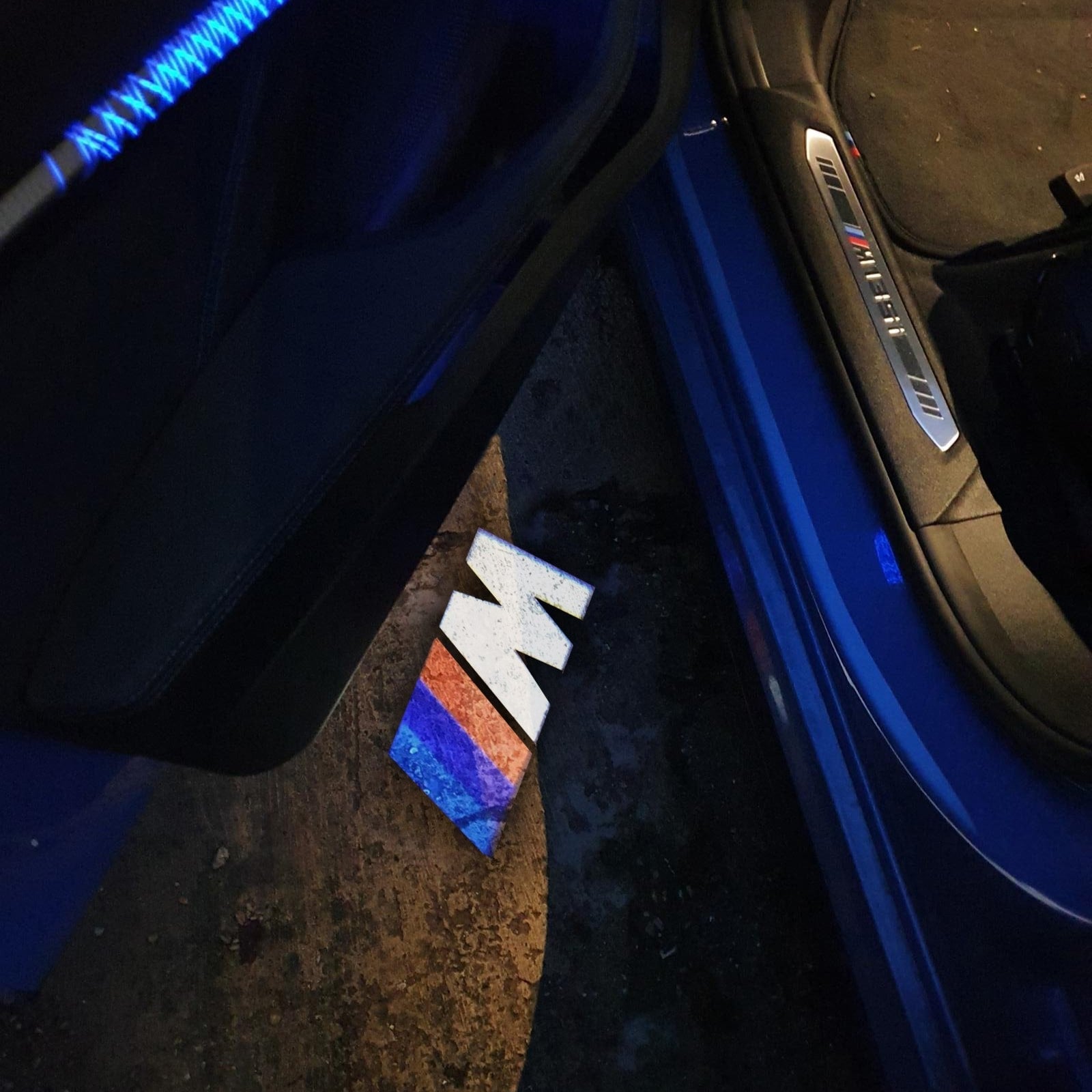 BMW LED Car Door Welcome Logo Shadow Lights | E/F Chassis M Logo