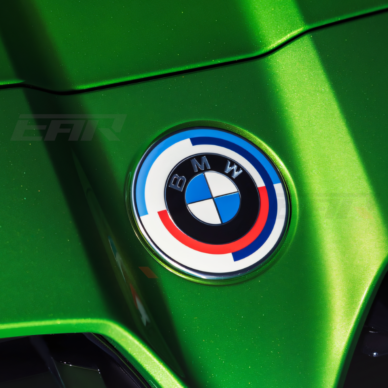 BMW M 50 Year Anniversary Emblem Badges Hood Emblem (82mm)