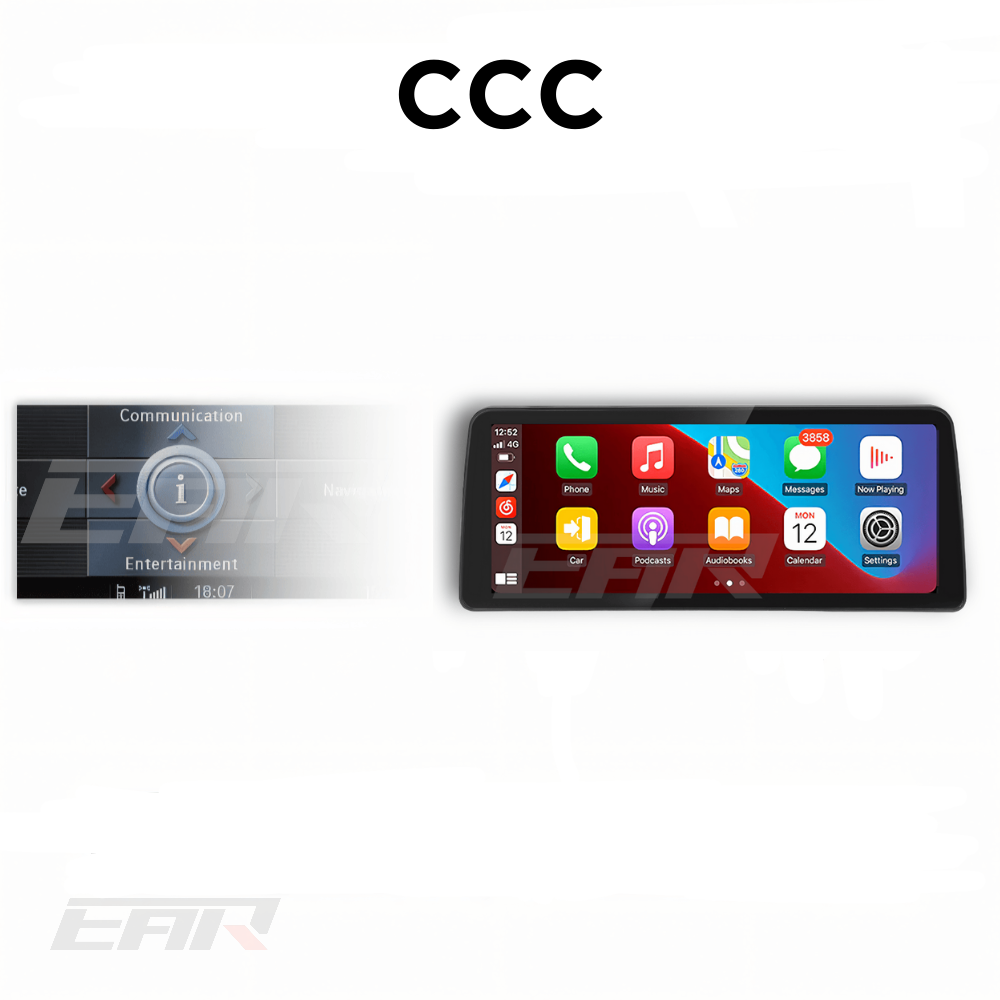 BMW iDrive 8 Android 13.0 3, 5 & 6 Series Multimedia 12.3" Touchscreen Display + Built-In Wireless Carplay & Android Auto | 2003 - 2012 | LHD/RHD CCC