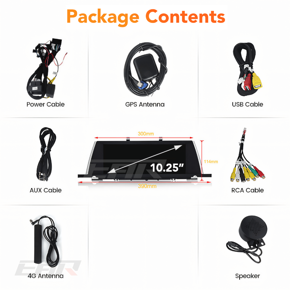 BMW iDrive 8 Android 13.0 5 Series GT (F07) Multimedia 10.25"/12.3" Touchscreen Display + Built-In Wireless Carplay & Android Auto | 2011 - 2018 | LHD/RHD