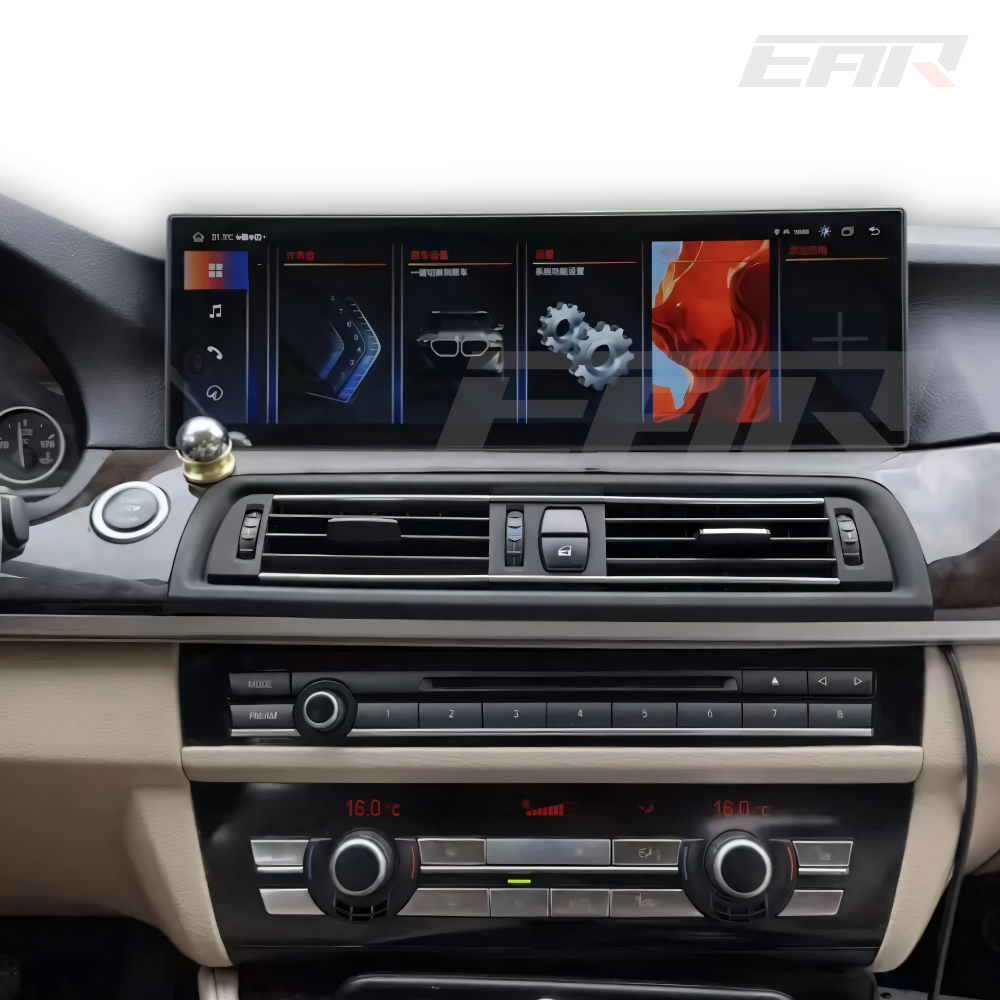 BMW iDrive 8 Android 13.0 5 Series (F10/F11/F18) Multimedia 15" Touchscreen Display + Built-In Wireless Carplay & Android Auto | 2010 - 2017 | LHD/RHD