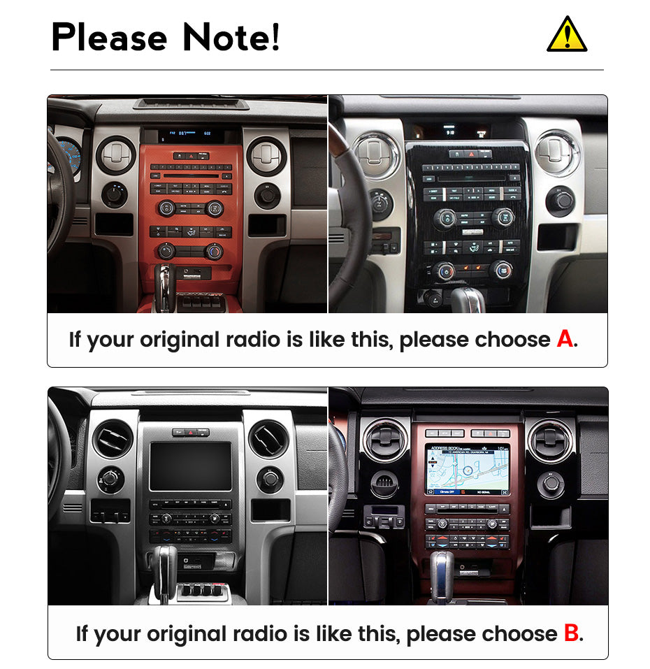 Ford F-150 (2008 - 2014) Multimedia 9" Touchscreen Display + Built-In Wireless Carplay & Android Auto