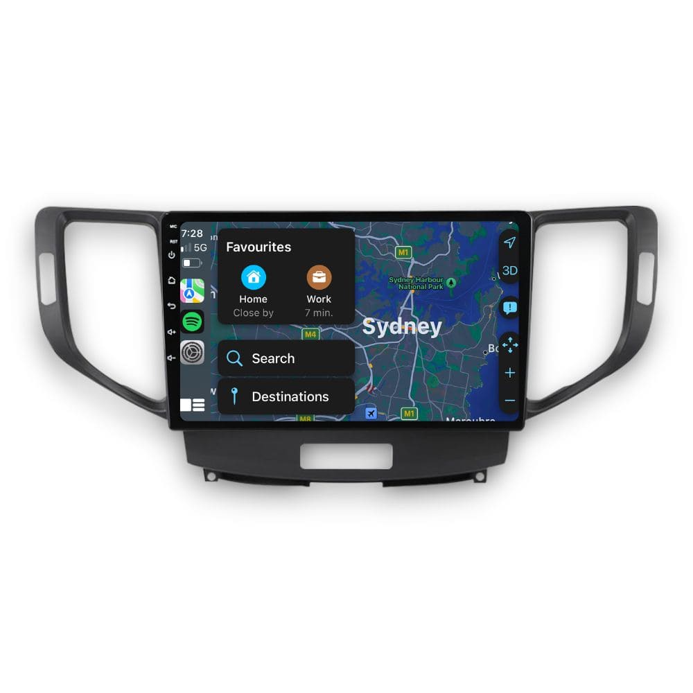 Honda Accord Euro (2008 - 2015) Multimedia 9" Touchscreen Display + Built-In Wireless Carplay & Android Auto