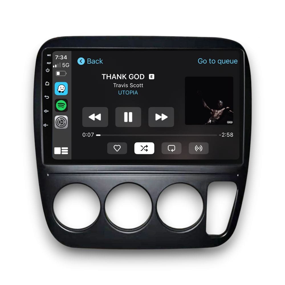 Honda CR-V (1997 - 2001) Multimedia 9" Touchscreen Display + Built-In Wireless Carplay & Android Auto