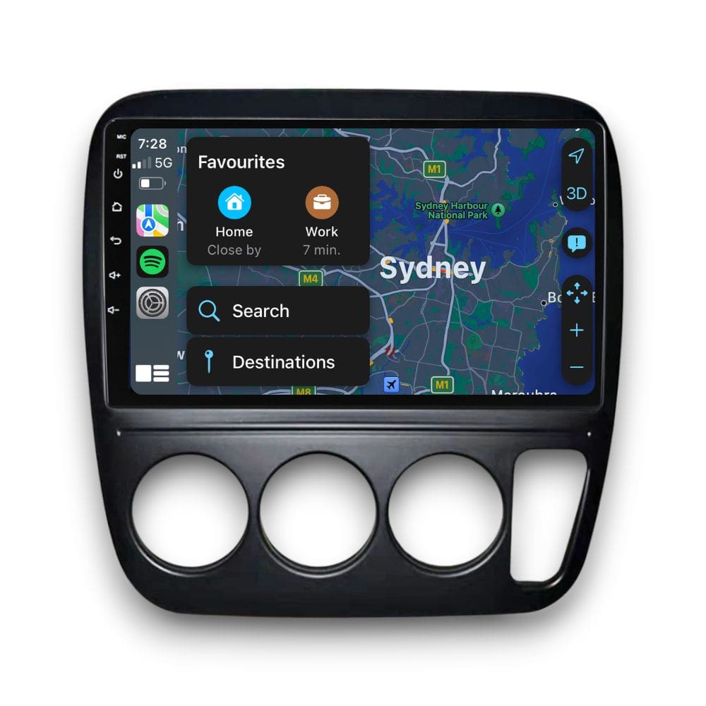 Honda CR-V (1997 - 2001) Multimedia 9" Touchscreen Display + Built-In Wireless Carplay & Android Auto