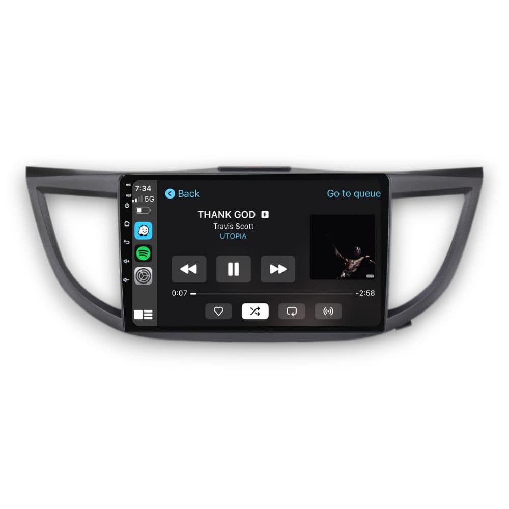 Honda CR-V (2012 - 2017) Multimedia 10" Touchscreen Display + Built-In Wireless Carplay & Android Auto