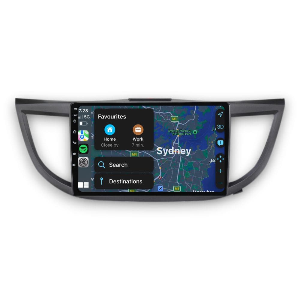 Honda CR-V (2012 - 2017) Multimedia 10" Touchscreen Display + Built-In Wireless Carplay & Android Auto