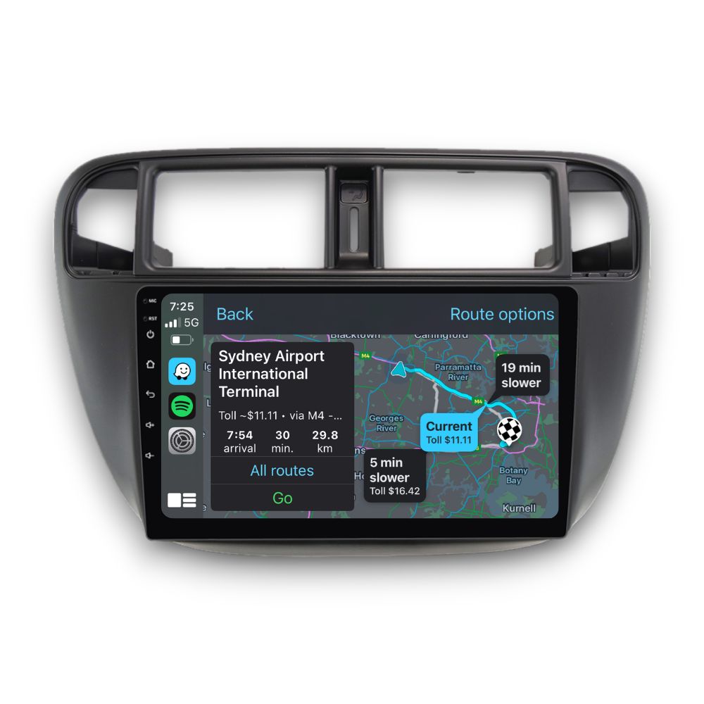 Honda Civic (1992 - 2000) Multimedia 9" Touchscreen Display + Built-In Wireless Carplay & Android Auto