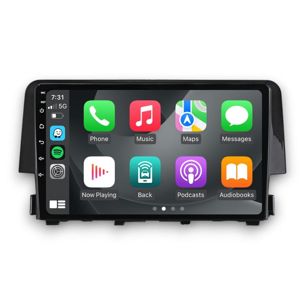 Honda Civic (2016 - 2021) Multimedia 9" Touchscreen Display + Built-In Wireless Carplay & Android Auto