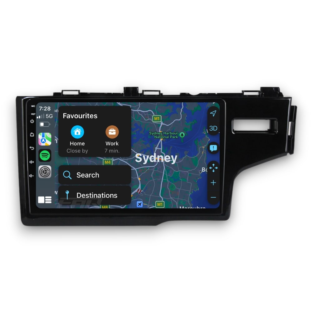 Honda Jazz (2014 - 2018) Multimedia 9" Touchscreen Display + Built-In Wireless Carplay & Android Auto