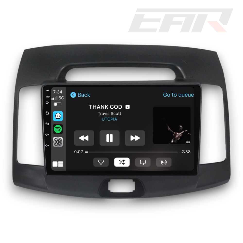 Hyundai Elantra/Avante (2006 - 2011) Multimedia 9" Touchscreen Display + Built-In Wireless Carplay & Android Auto