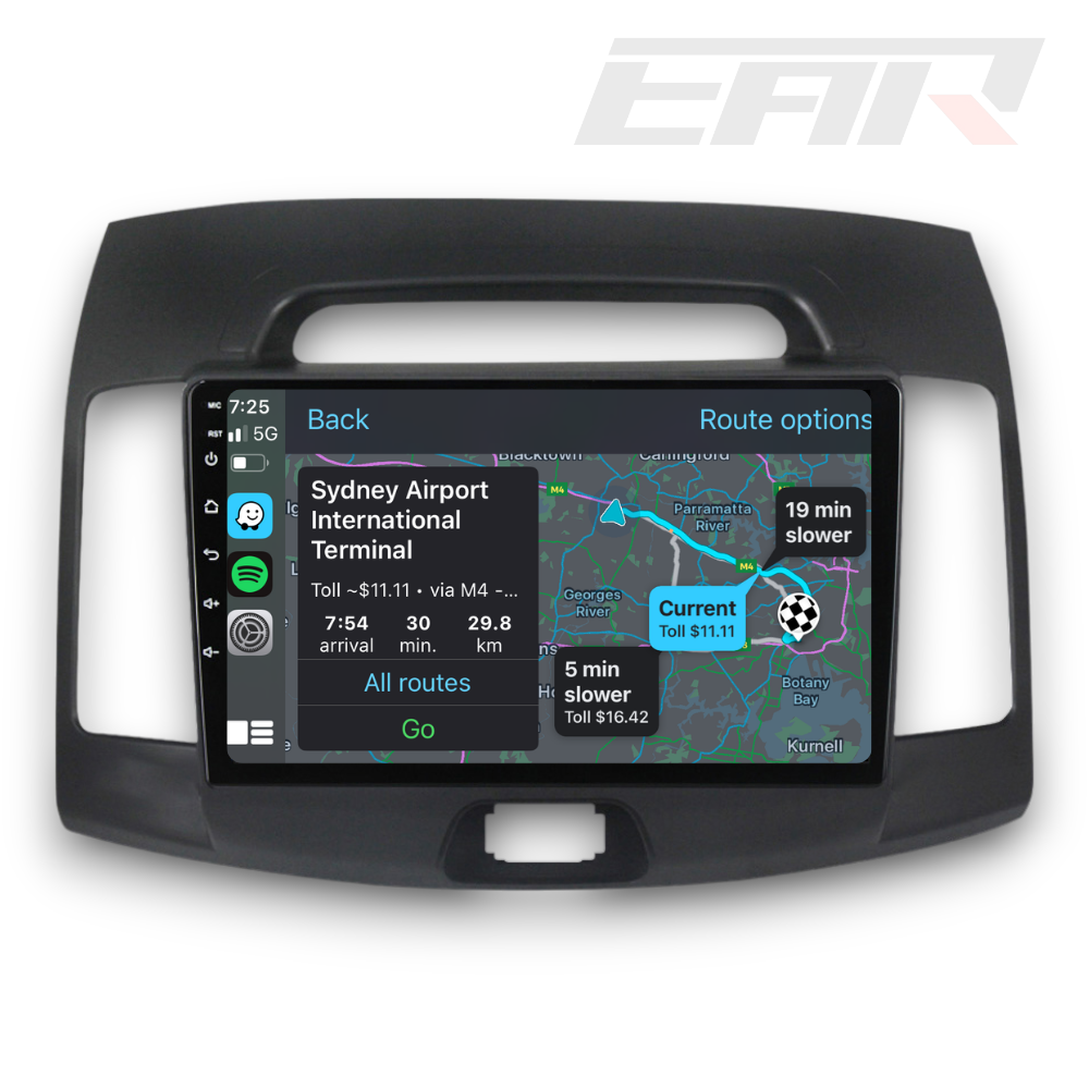 Hyundai Elantra/Avante (2006 - 2011) Multimedia 9" Touchscreen Display + Built-In Wireless Carplay & Android Auto