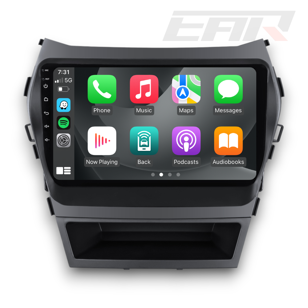 Hyundai Santa Fe (2013 - 2018) Multimedia 9" Touchscreen Display + Built-In Wireless Carplay & Android Auto