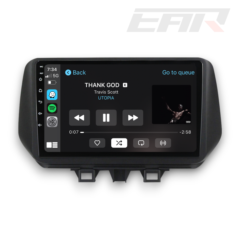 Hyundai Tucson (2018 - 2021) Multimedia 10" Touchscreen Display + Built-In Wireless Carplay & Android Auto