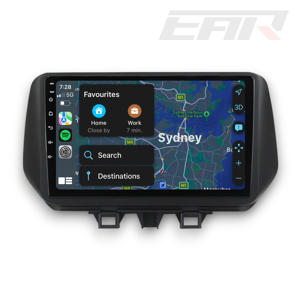 Hyundai Tucson (2018 - 2021) Multimedia 10" Touchscreen Display + Built-In Wireless Carplay & Android Auto