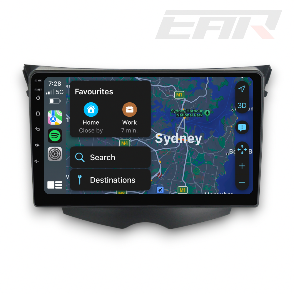 Hyundai Veloster (2011 - 2018) Multimedia 9" Touchscreen Display + Built-In Wireless Carplay & Android Auto