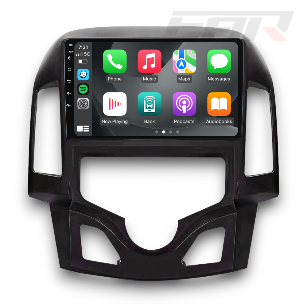 Hyundai i30 (2007 - 2012) Automatic A/C Multimedia 9" Touchscreen Display + Built-In Wireless Carplay & Android Auto