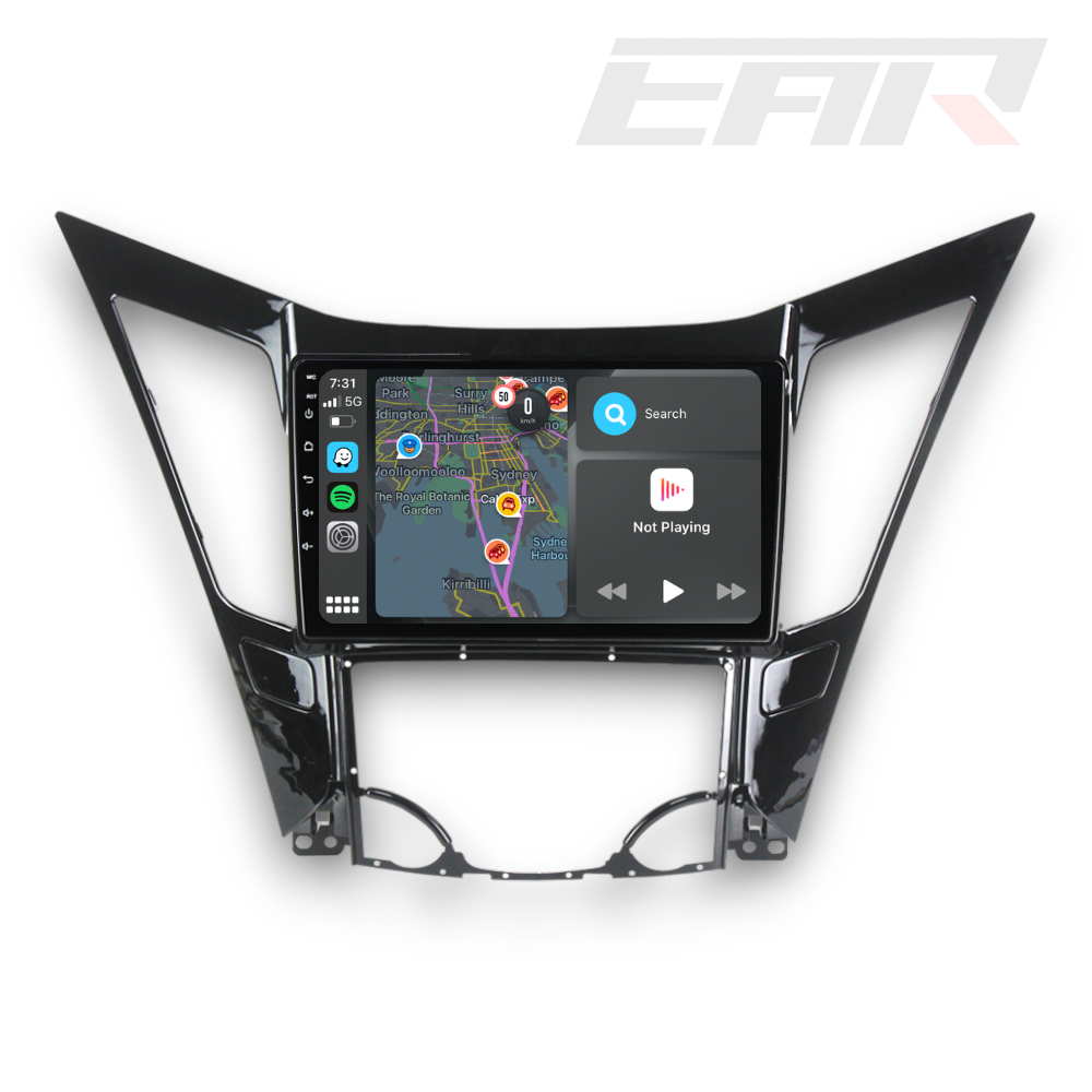 Hyundai i45 (2009 - 2012) Multimedia 9" Touchscreen Display + Built-In Wireless Carplay & Android Auto