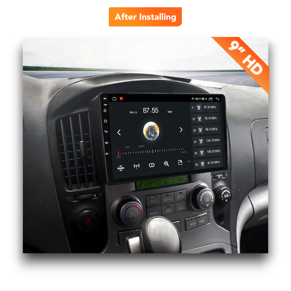 Hyundai iMax (2007 - 2015) Multimedia 9" Touchscreen Display + Built-In Wireless Carplay & Android Auto