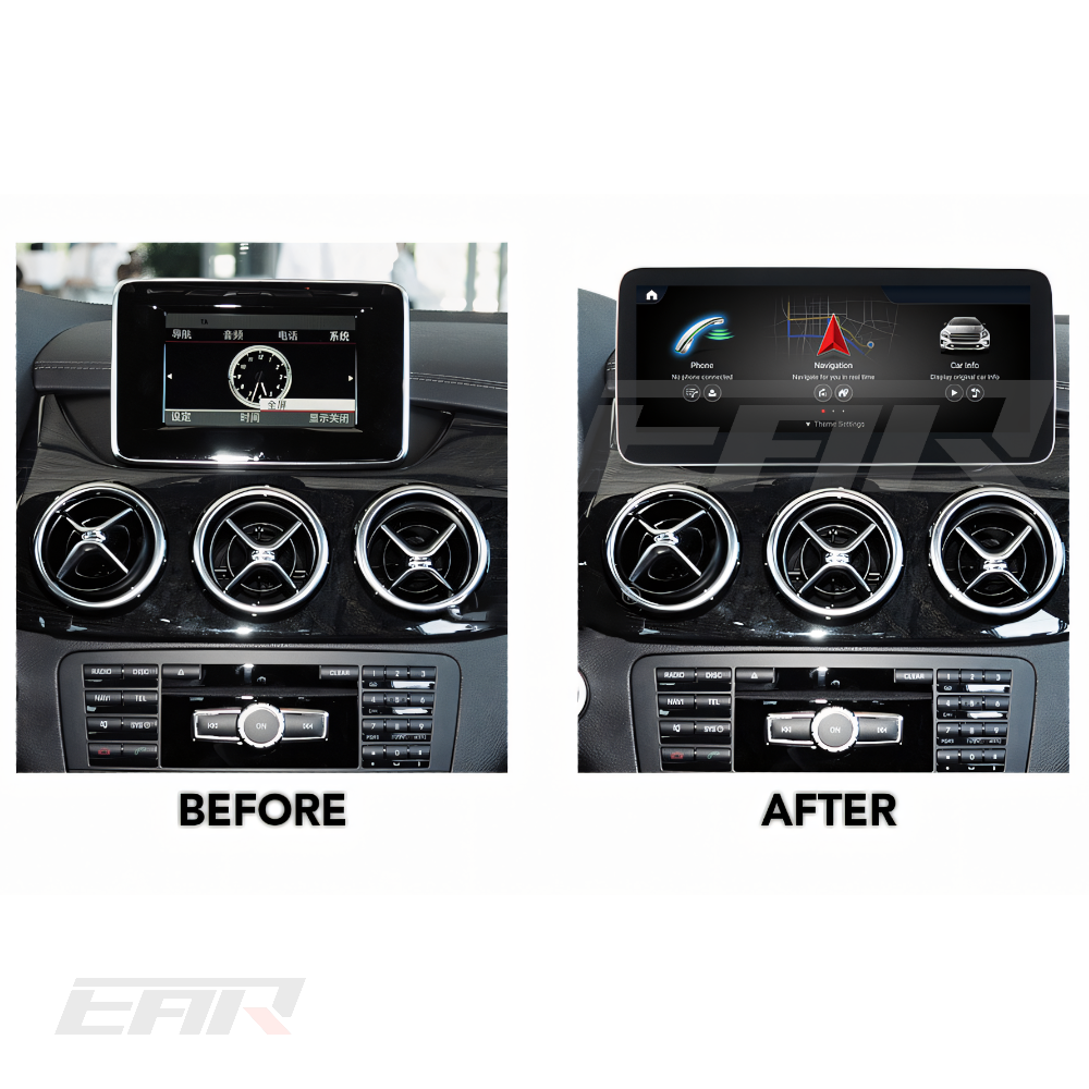 Mercedes Benz B Class Android 13.0 (W246) Multimedia 10.25"/12.3" Touchscreen Display + Built-In Wireless Carplay & Android Auto | 2013 - 2019 | LHD/RHD