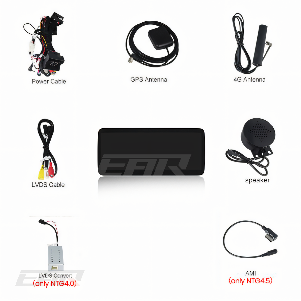 Mercedes Benz GLK Class Android 13.0 (X204) Multimedia 10.25"/12.3" Touchscreen Display + Built-In Wireless Carplay & Android Auto | 2008 - 2015 | LHD/RHD