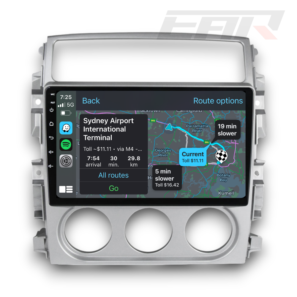 Suzuki Liana (2004 - 2008) Multimedia 9" Touchscreen Display + Built-In Wireless Carplay & Android Auto