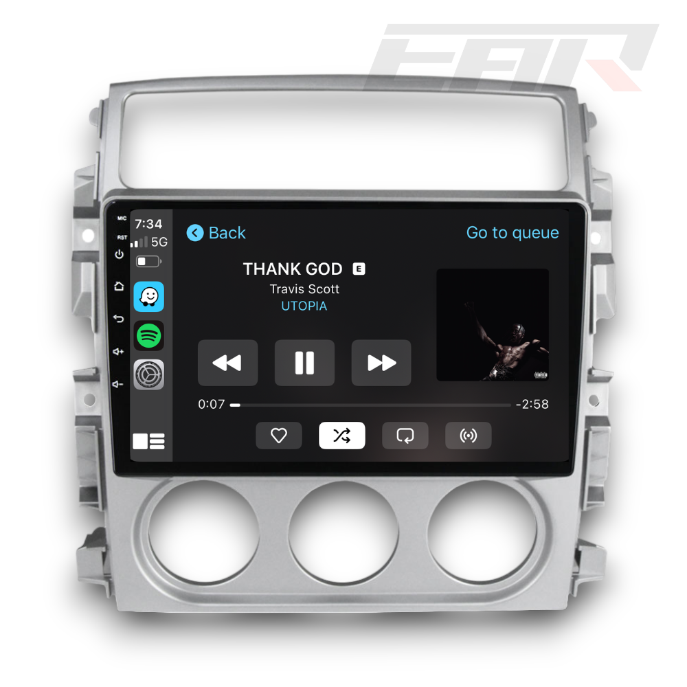 Suzuki Liana (2004 - 2008) Multimedia 9" Touchscreen Display + Built-In Wireless Carplay & Android Auto