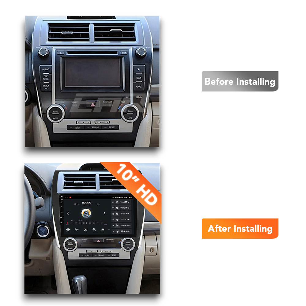 Toyota Camry/Aurion (2012 - 2017) Multimedia 10" Touchscreen Display + Built-In Wireless Carplay & Android Auto