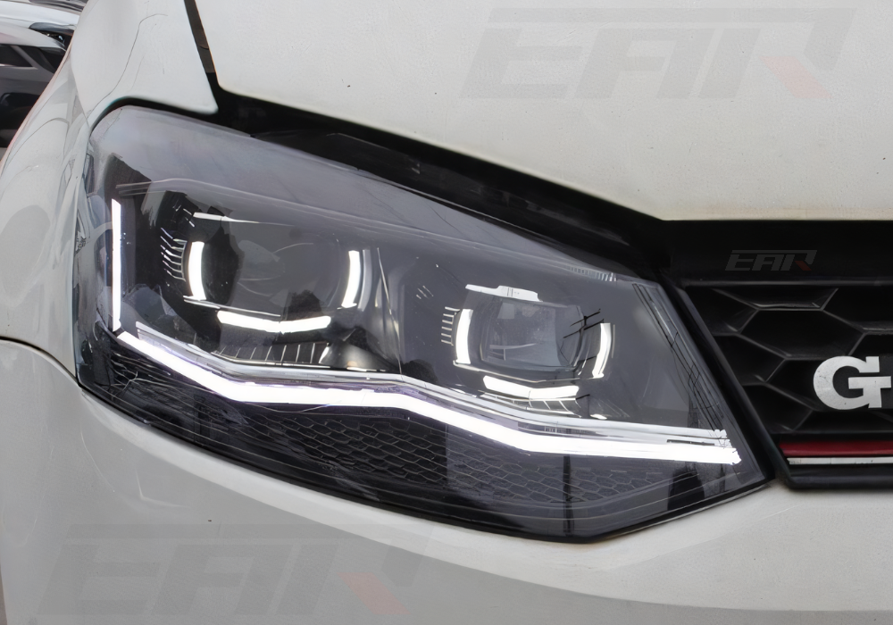 Volkswagen Polo Sequential Xenon Angel LED Headlights (2011 - 2021)