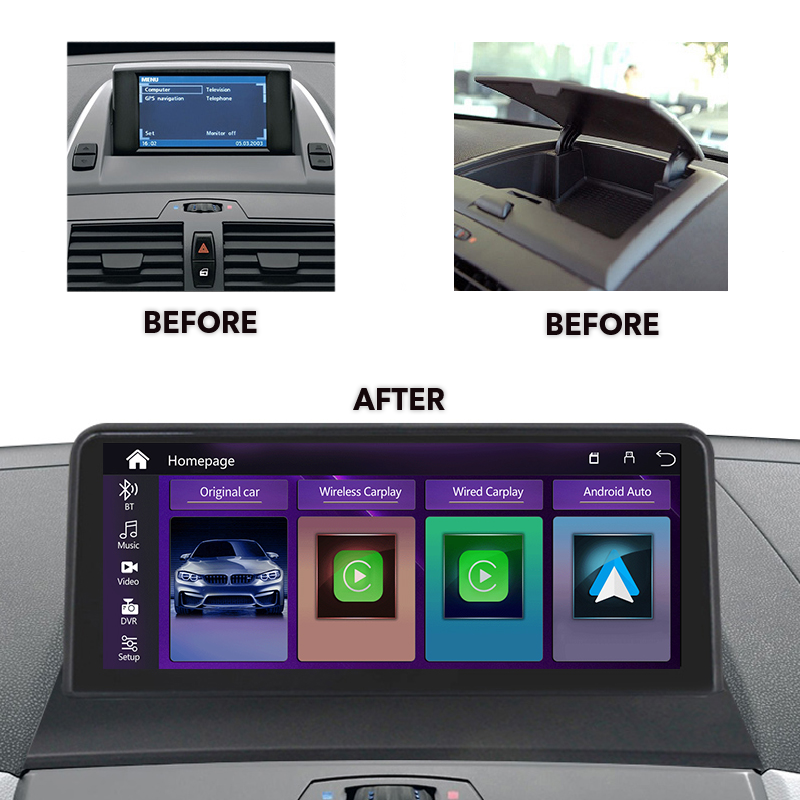 BMW X3 E83 10.25" Multimedia Touchscreen Display + Built-in Wireless Carplay & Android Auto | 2004 - 2009