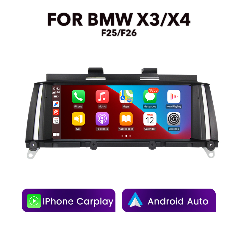 BMW X3/X4 F25/F26 8.8" Multimedia Touchscreen Display + Built-in Wireless Carplay & Android Auto | 2010 - 2017